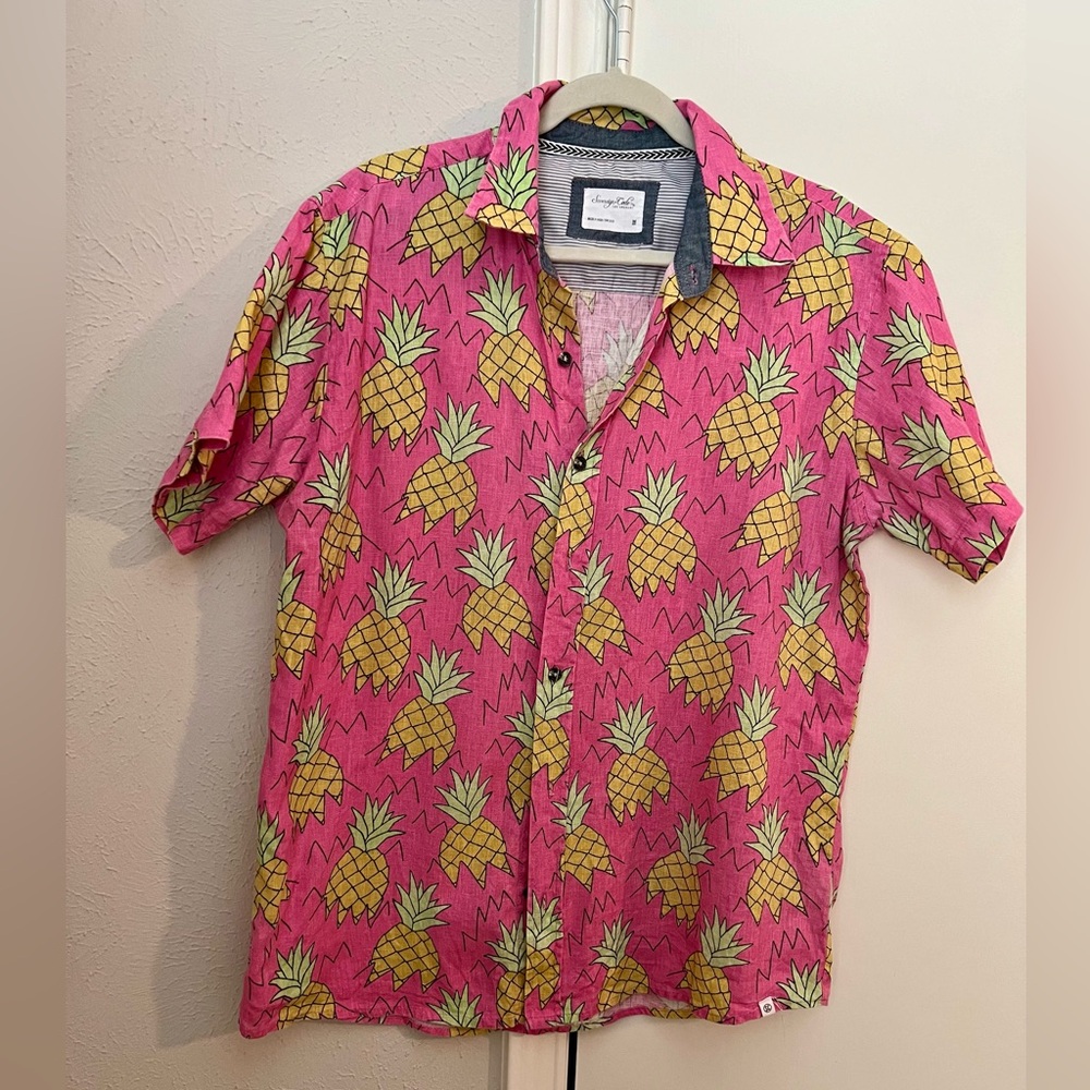 Soverign Code Pink Pineapple Shirt - image 1